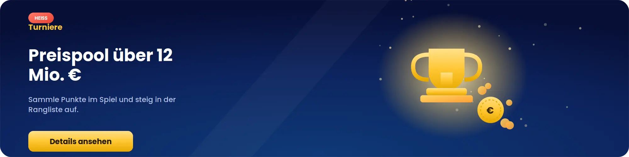 Turnier-Banner mit Preispool bei Jackpoty Casino Online