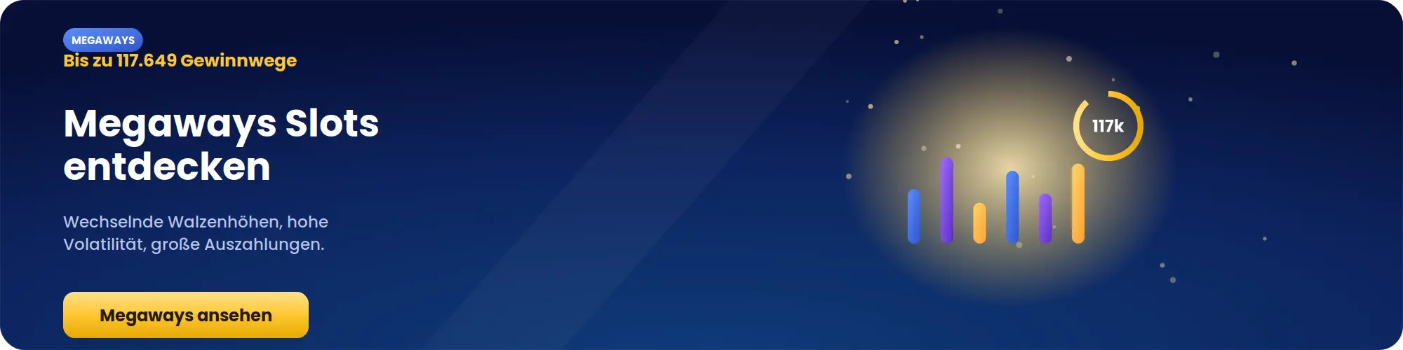Megaways-Slots mit bis zu 117.649 Gewinnwegen bei Jackpoty