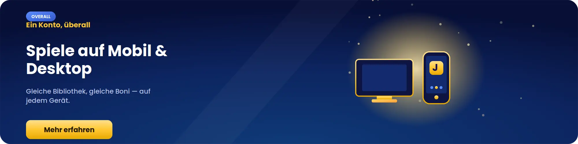 Mobile Ansicht des Willkommensbonus bei Jackpoty