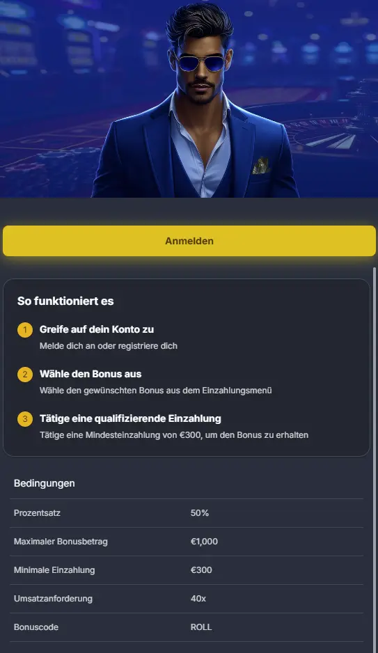 Aktionen automatisch starten im Jackpoty Casino Bonus