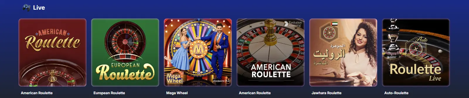 Jackpoty Live Casino mit Blackjack, Baccarat und Poker