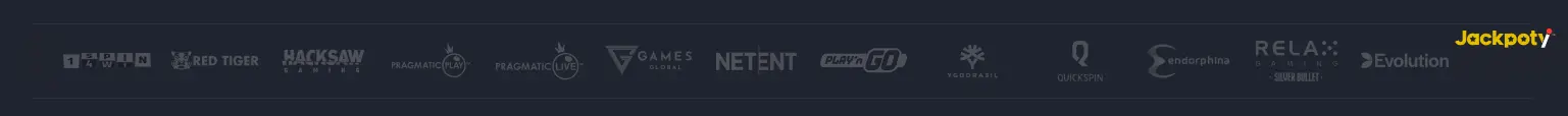 68 Softwareanbietern im Jackpoty Online Casino